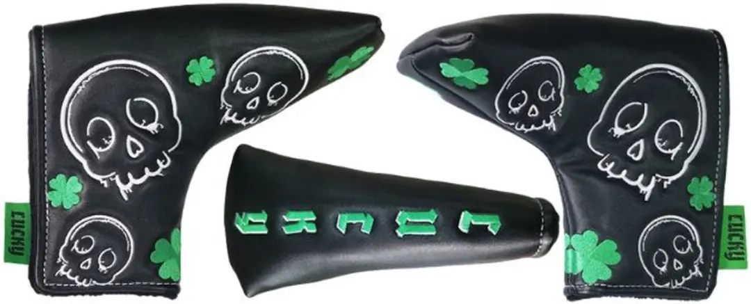 Legend Putter Headcover Lucky - Zwart Groen