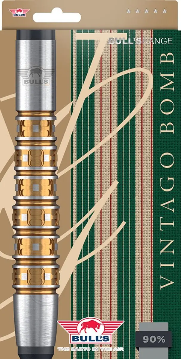 Bull's Vintago Bomb 90% Soft Tip Darts - 3 Stuks