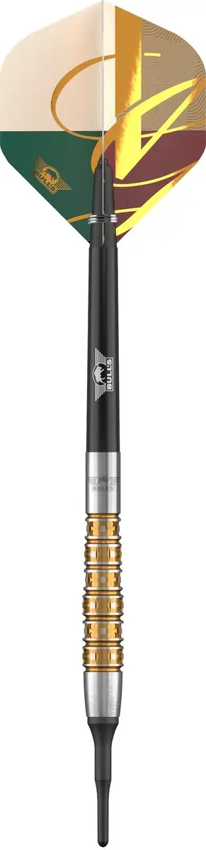 Bull's Vintago Bomb 90% Soft Tip Darts - 3 Stuks