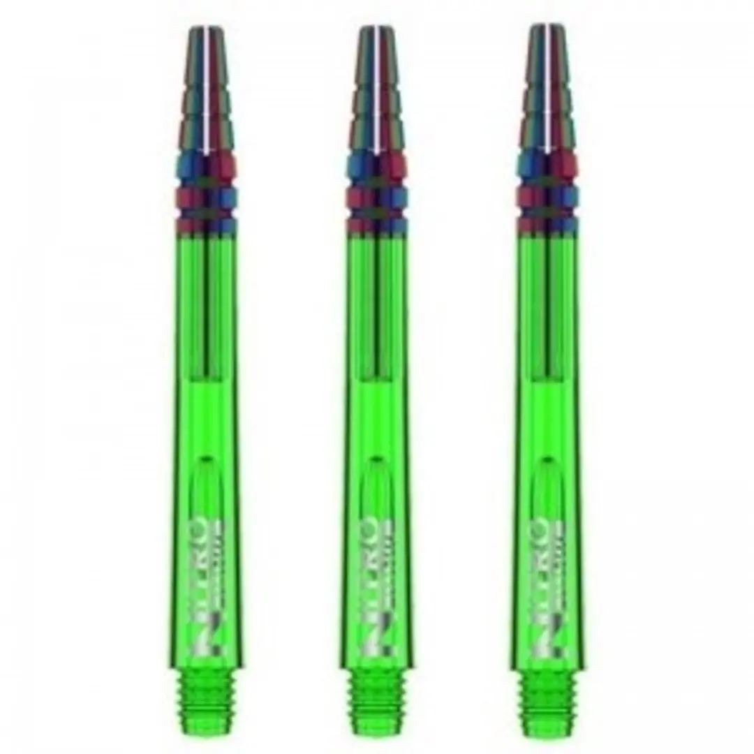 Red Dragon Nitrotech Ionic Green Dart Shafts TC609 - 3 Stuks