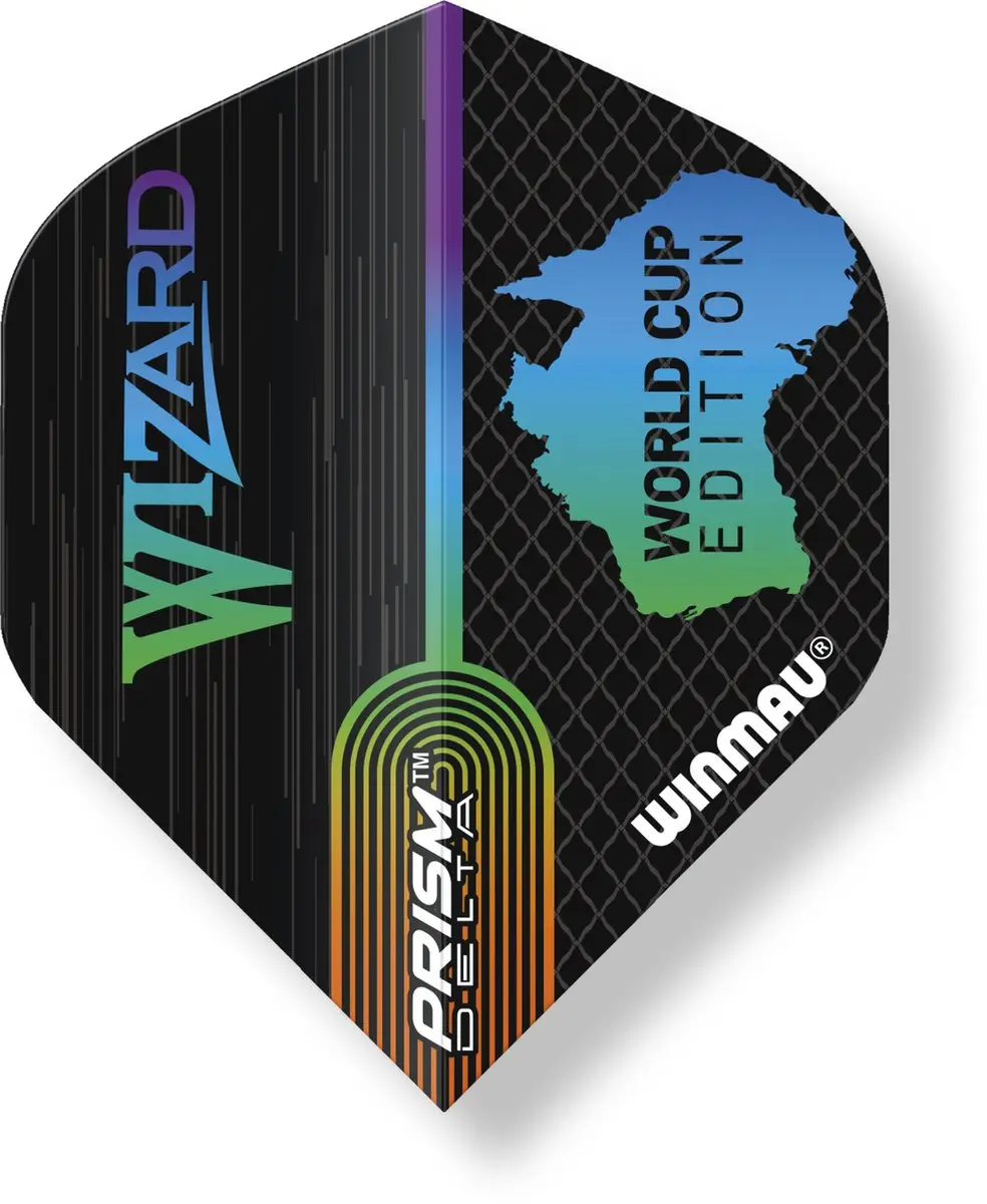 Winmau Simon Whitlock Prism Flight Collection Dart Flights - 3 Stuks - Multi - afbeelding 6 van 6