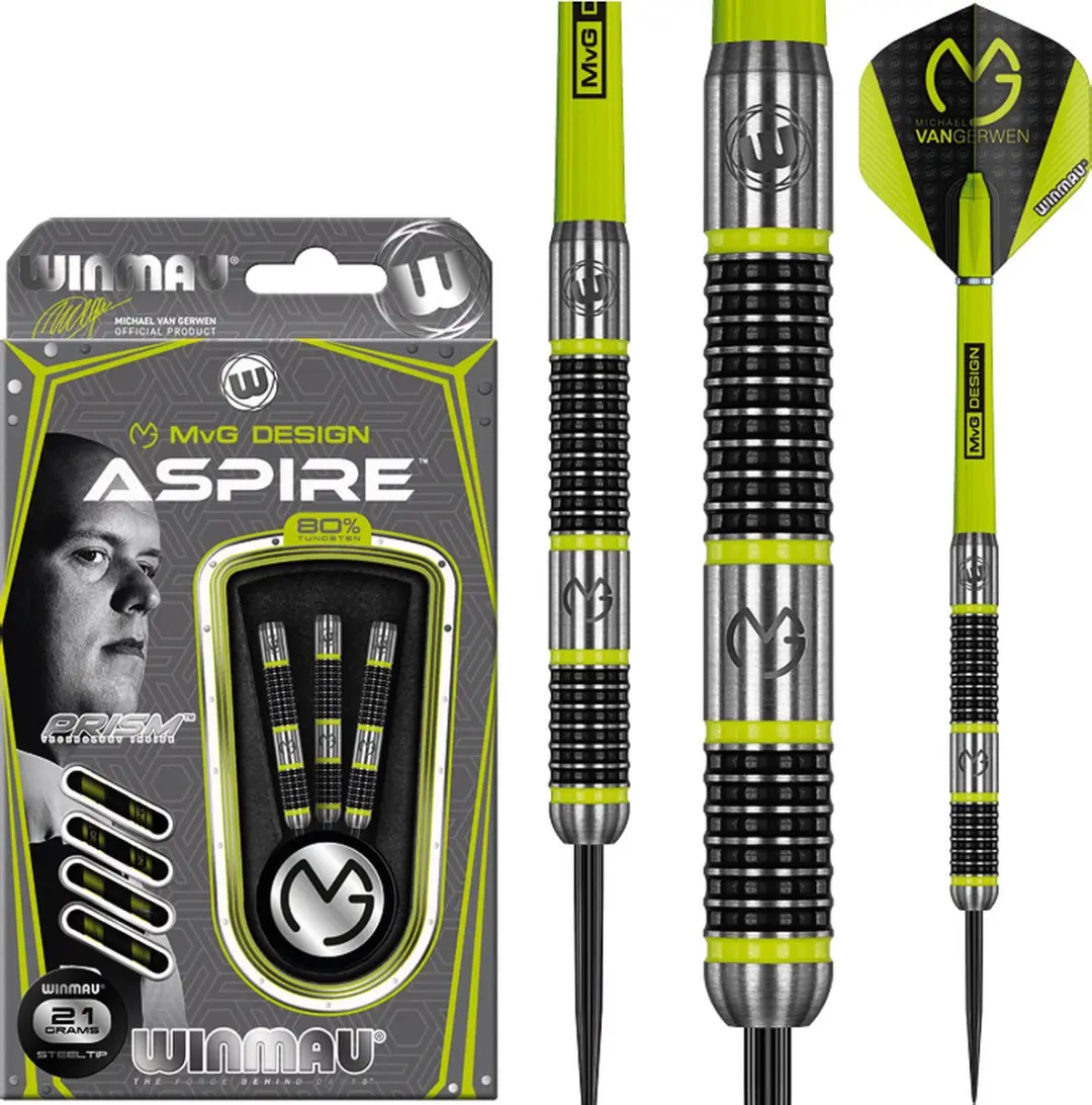 Winmau Michael van Gerwen Aspire Dartpijlen - 3 Stuks