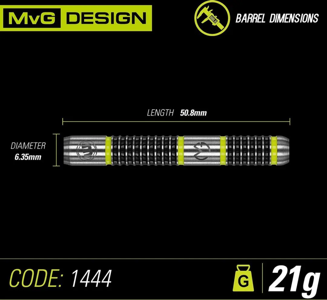 Winmau Michael van Gerwen Aspire Dartpijlen - 3 Stuks