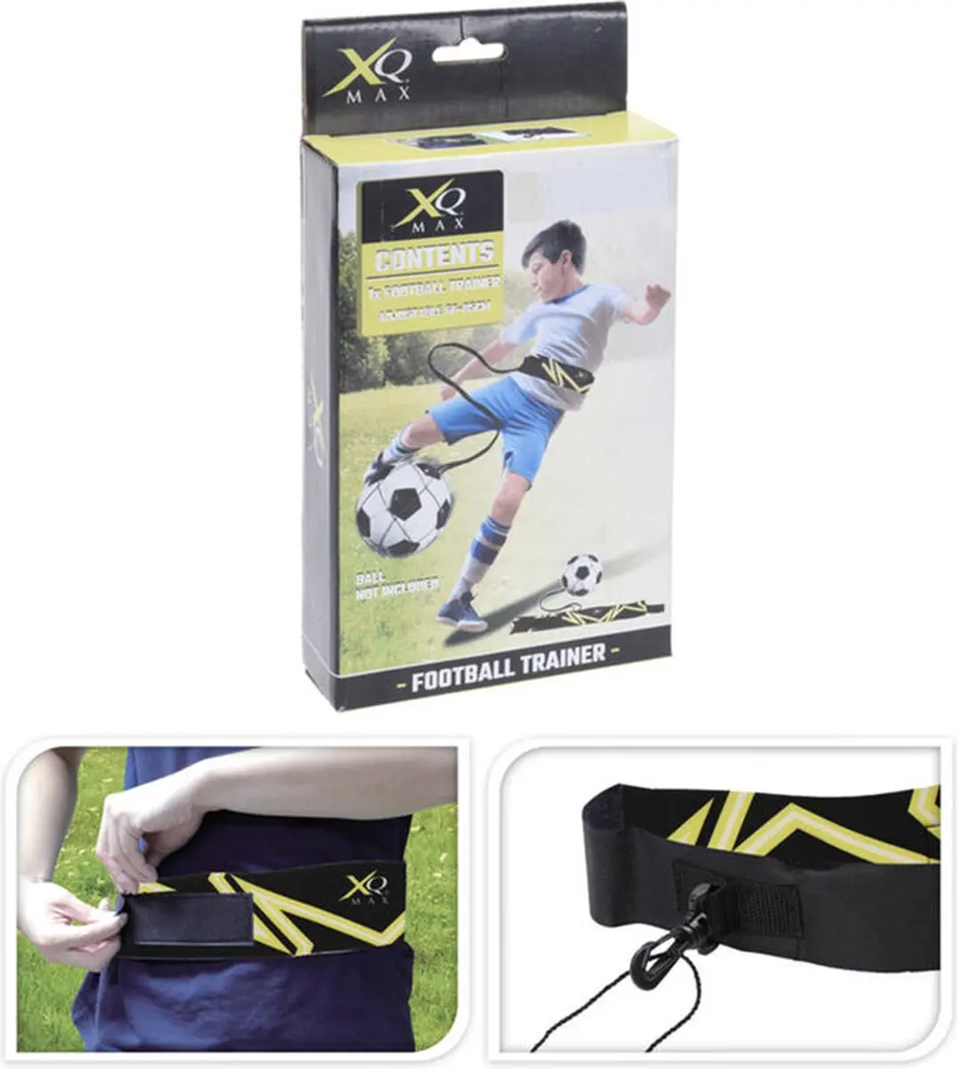 XQMax Voetbaltrainer Band - Zwart
