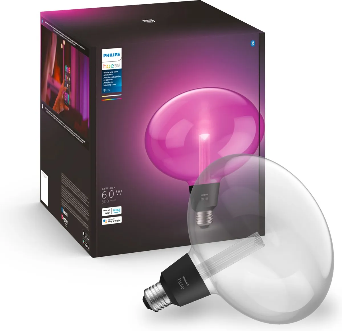 Philips Hue Lightguide Ellipse E27 RGBW - 6.5W