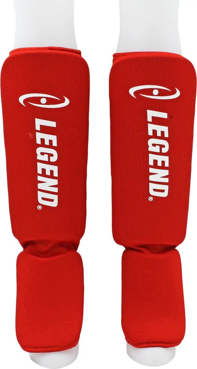 Legend Easy Kids/Volwassenen Scheenbeschermers - Rood - M
