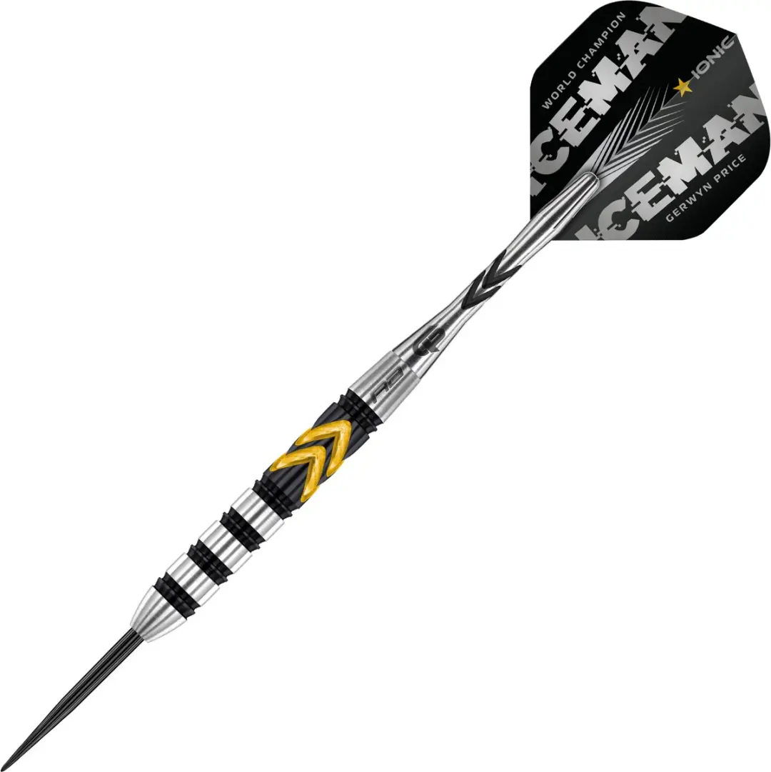 Red Dragon Gerwyn Price Thunder SE Dartpijlen 3 Stuks - Zilver/Zwart/Goud