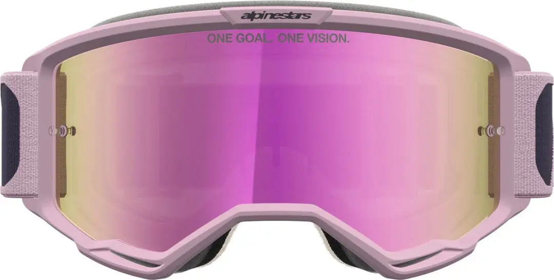 Alpinestars Vision 5 Rora Motocrossbril - Grijs/roze