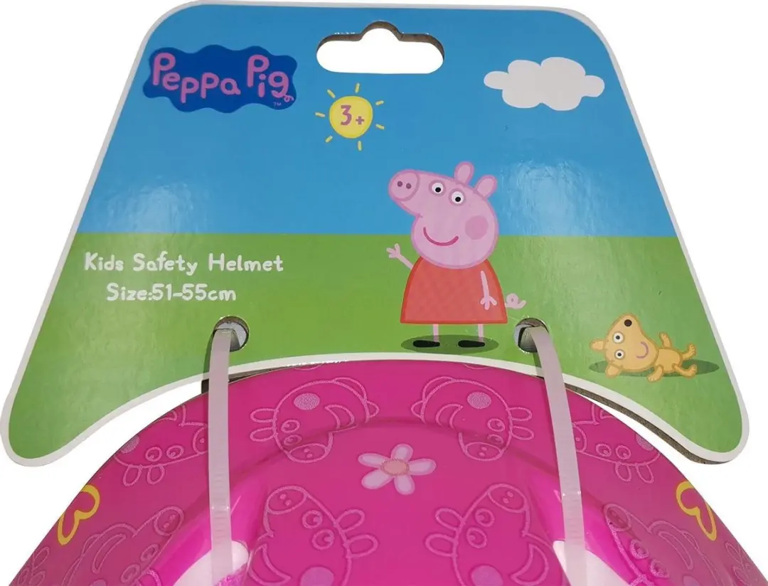 Volare Peppa Pig Fietshelm - Roze - 51-55 cm