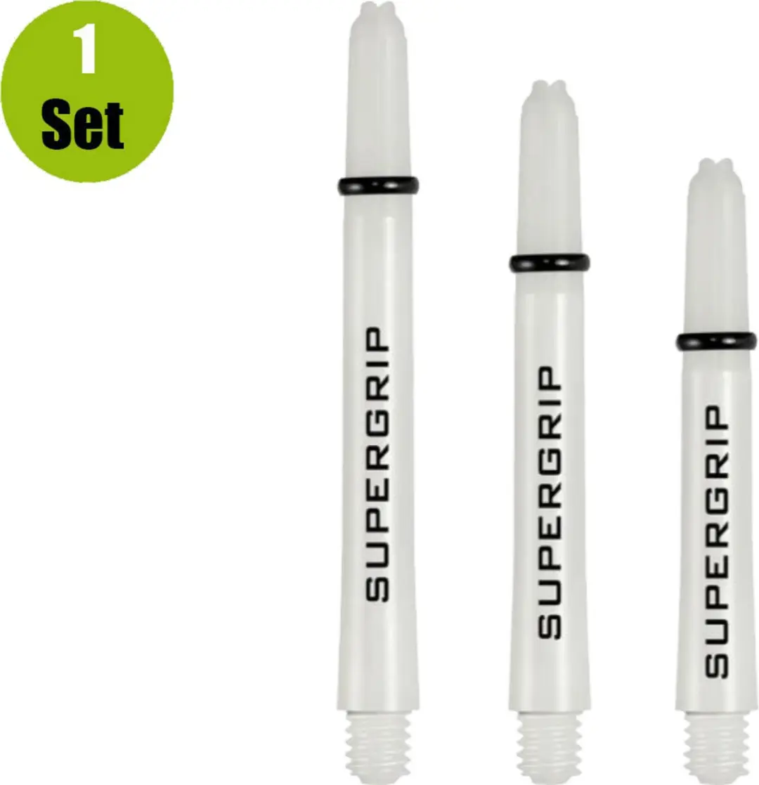 Harrows Supergrip White SH0073 Dart Shafts - 3 Stuks