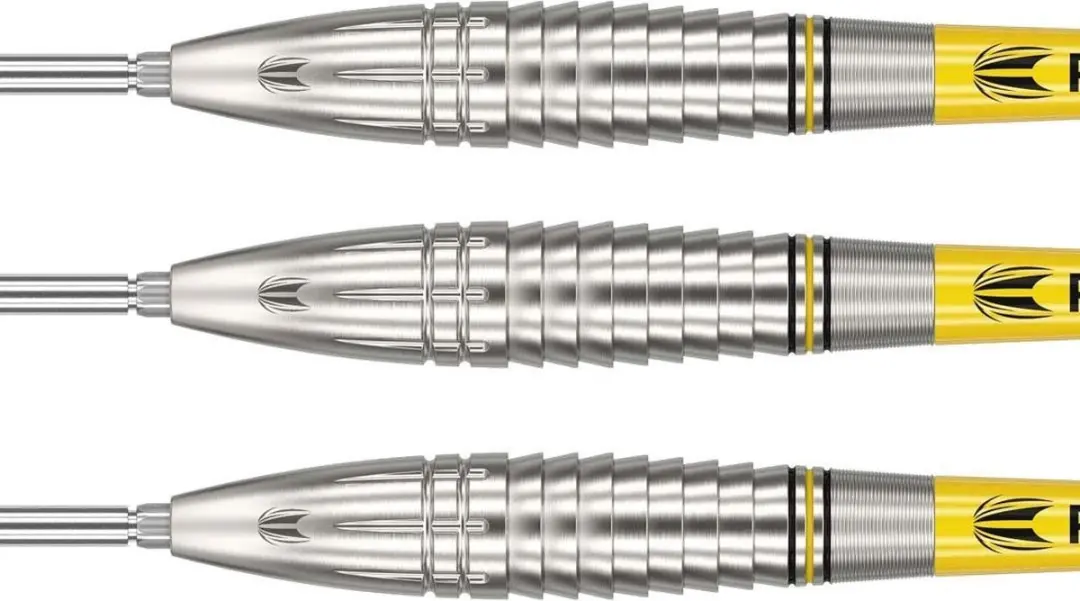 Target Scott Williams Swiss Point Dartpijlen 3 Stuks - Zilver/Geel