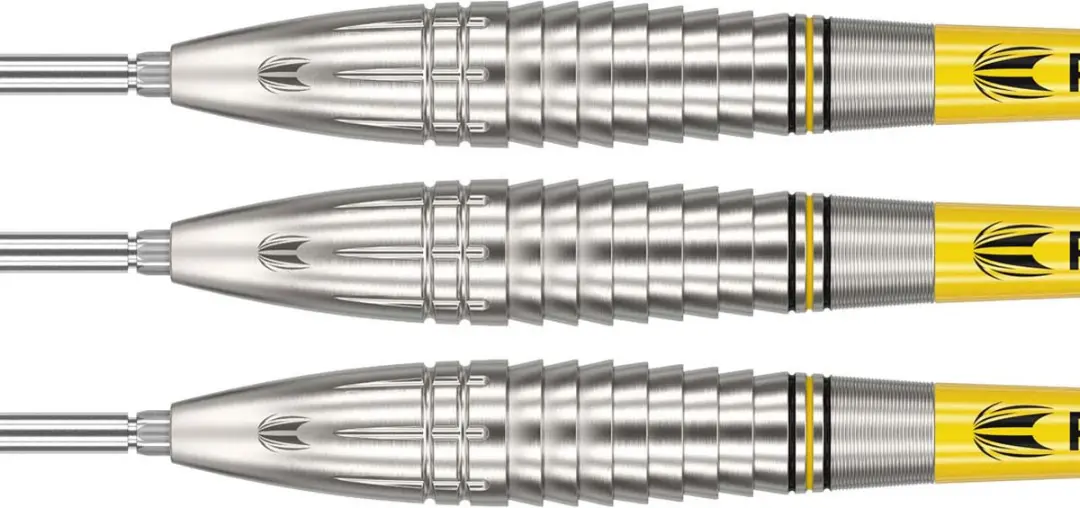 Target Scott Williams Swiss Point Dartpijlen 3 Stuks - Zilver/Geel