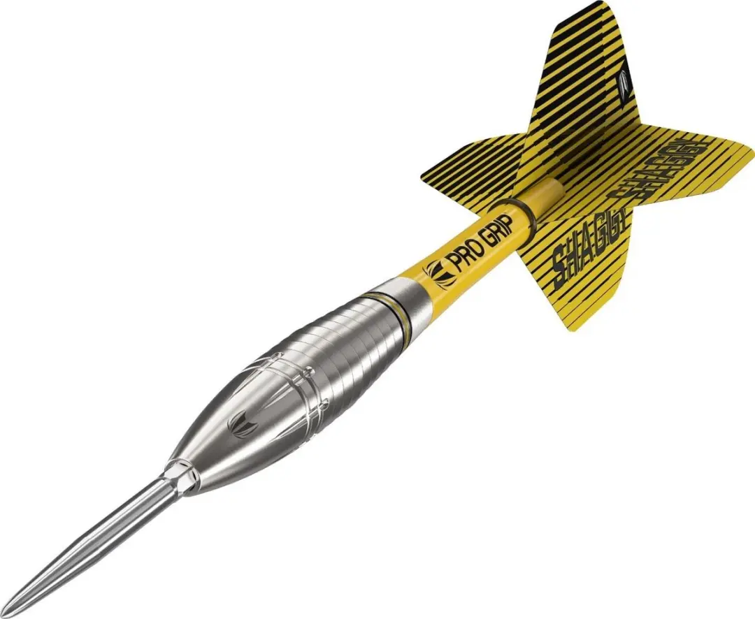 Target Scott Williams Swiss Point Dartpijlen 3 Stuks - Zilver/Geel