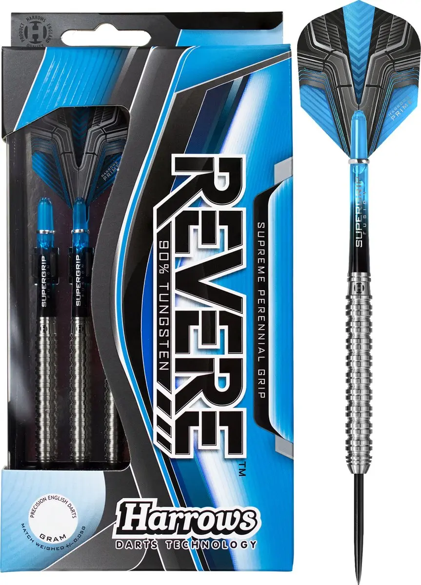 Harrows Revere 90% Tungsten 26gr - 3 Stuks - Zilver