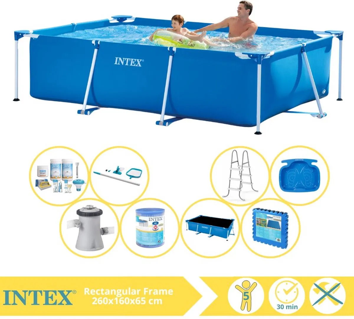 Intex 28271NP Opzetzwembad 260x160x65cm