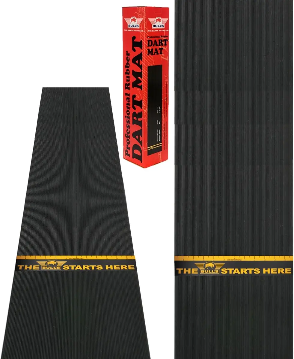 Bull's Dartmat Rubber + Lijn 300x60cm