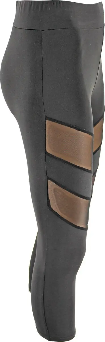 Legend Dames Sportlegging Y4710016 - M - Zwart/Goud