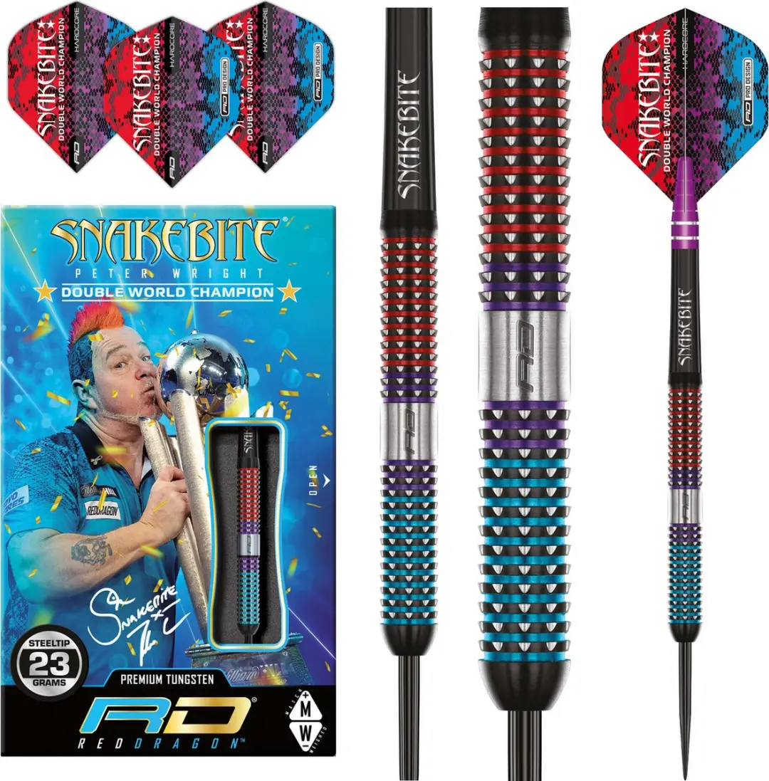 Red Dragon Peter Wright Spirit 90% Dartpijlen - 3 Stuks - afbeelding 6 van 6