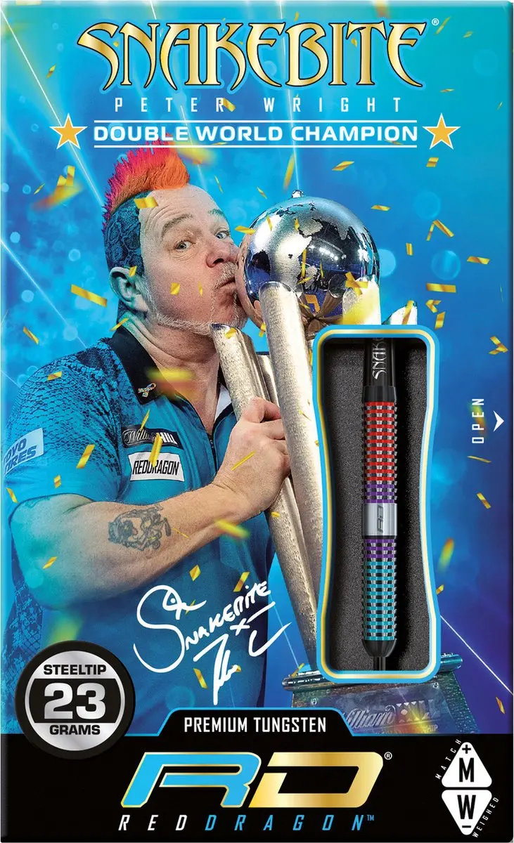 Red Dragon Peter Wright Spirit 90% Dartpijlen - 3 Stuks