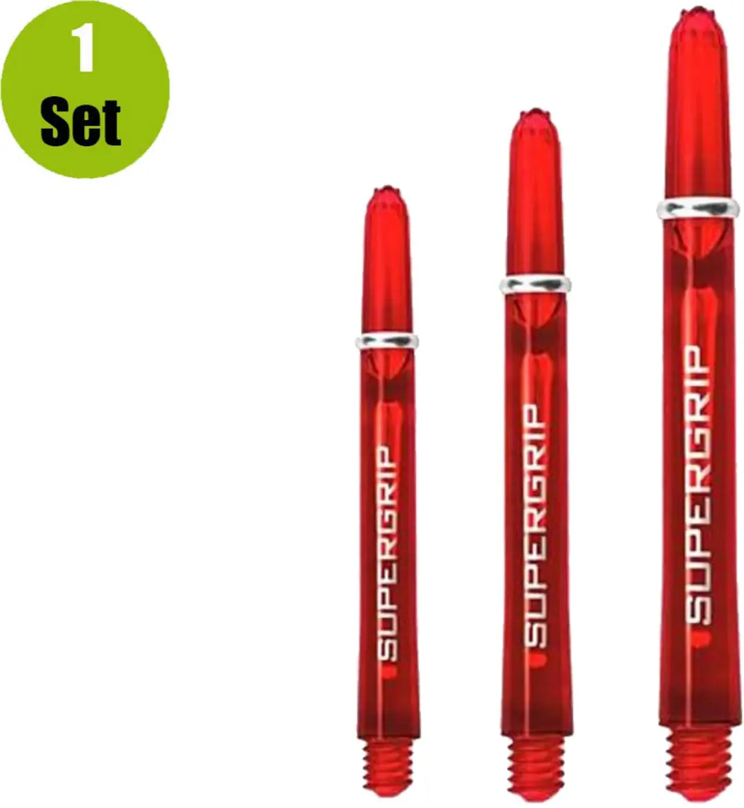 Harrows Supergrip Red SH0076 Dart Shafts - 3 Stuks
