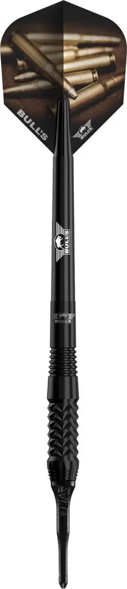 Bull's Caliber Black 90% Soft Tip Dartpijlen 20g - 3 Stuks