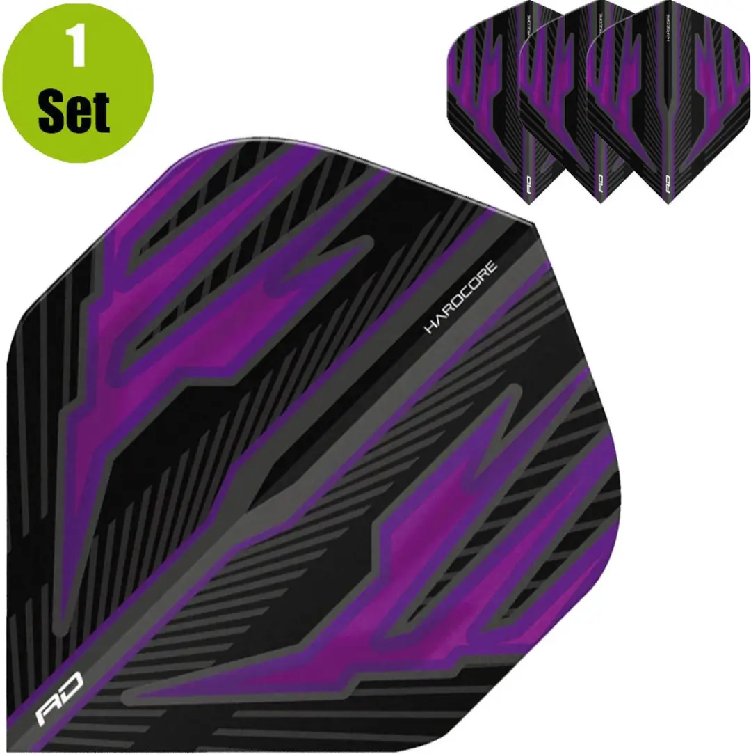 Red Dragon Hardcore Radical Dart Flights TF6325 - 3 Stuks