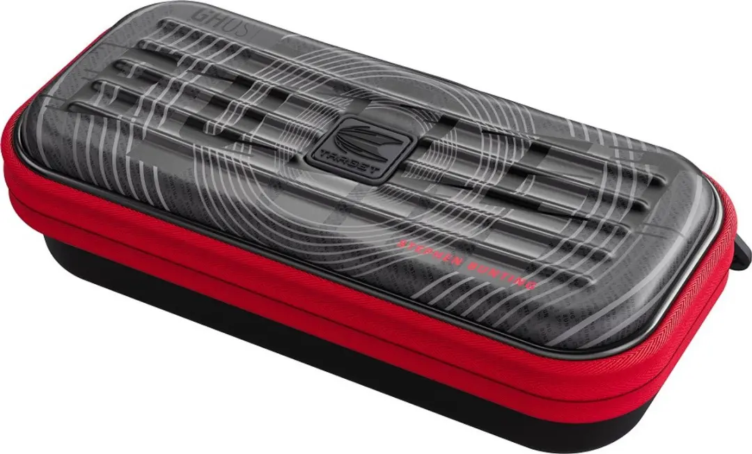 Target Takoma Stephen Bunting Ghost Dart Case - Zwart/Rood/Zilver