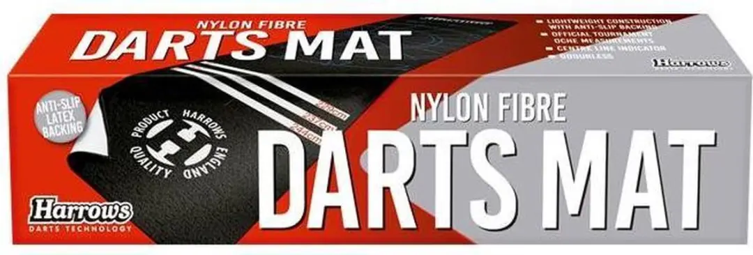 Harrows Professional Dartsmat Carpet - Zwart