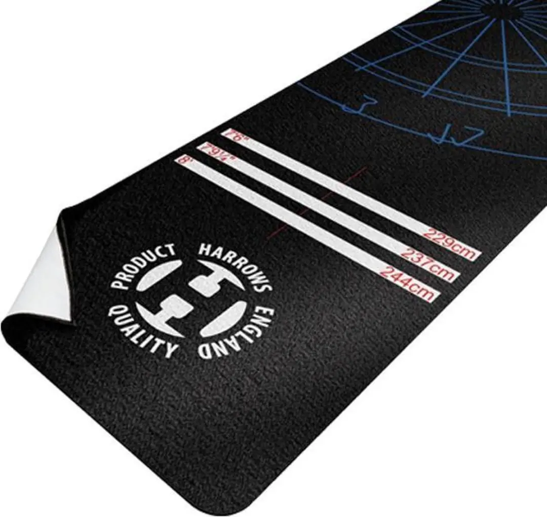 Harrows Professional Dartsmat Carpet - Zwart