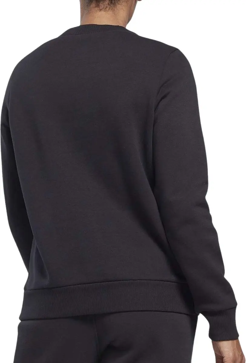 Reebok Identity Fleece Sweater Dames M - Zwart/Wit