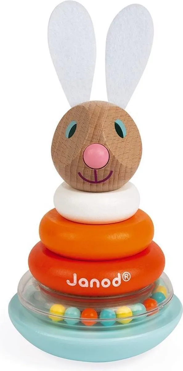 Janod Lapin Stapeltuimelaar - 5 Stukken - Multikleur