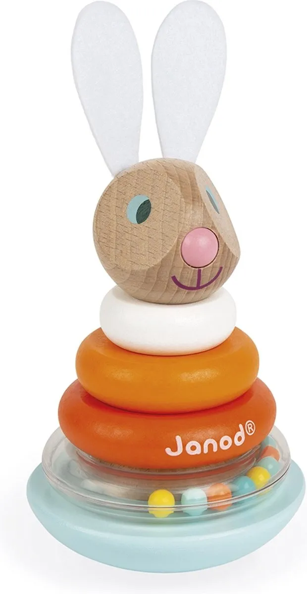 Janod Lapin Stapeltuimelaar - 5 Stukken - Multikleur