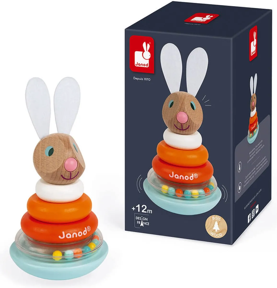 Janod Lapin Stapeltuimelaar