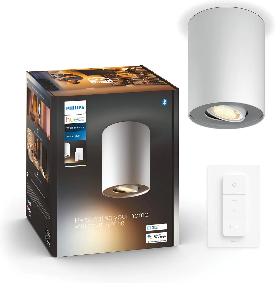Philips Hue Pillar Opbouwspot GU10