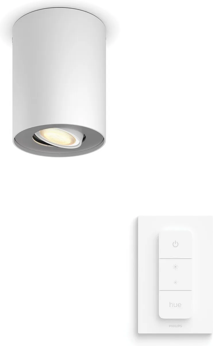 Philips Hue Pillar Opbouwspot GU10 - Wit