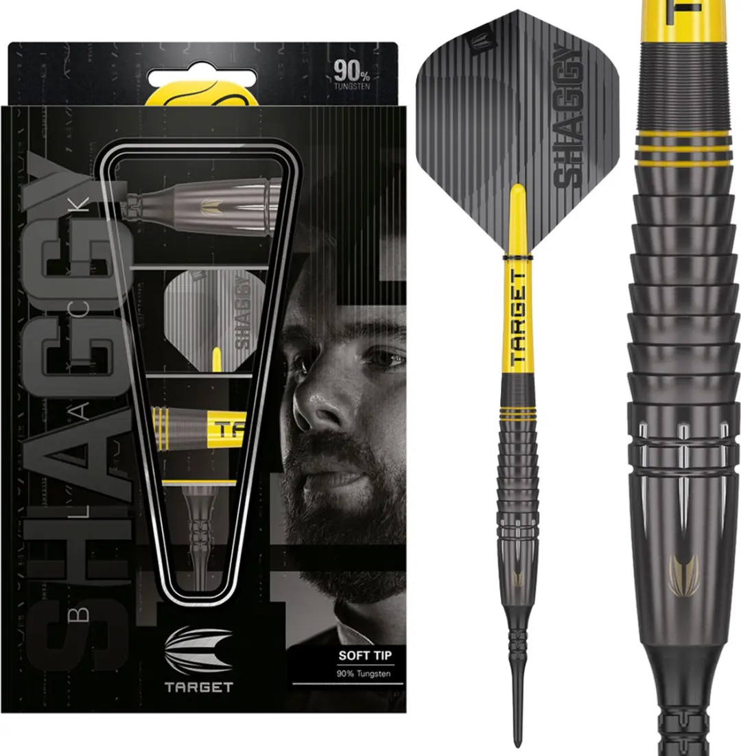 Target Scott Williams Black 90% Darts - 3 Stuks - Zwart/Geel