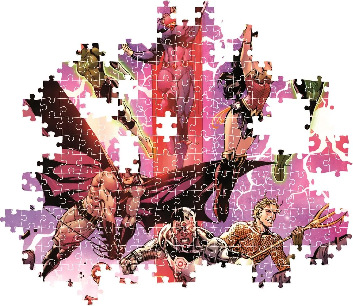 Clementoni DC Comics Puzzel 1000 Stuks - Multicolor - afbeelding 4 van 6