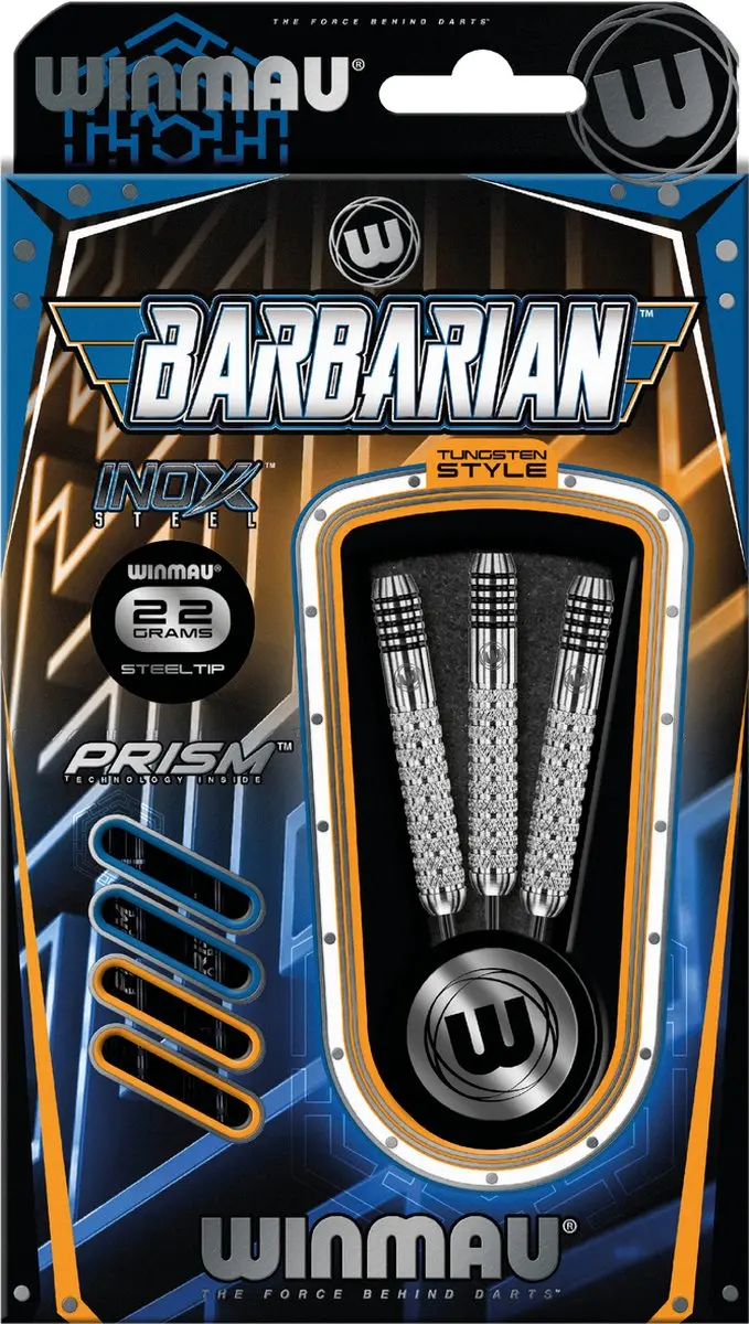 Winmau Barbarian Stainless Steel Dartpijlen - 3 Stuks