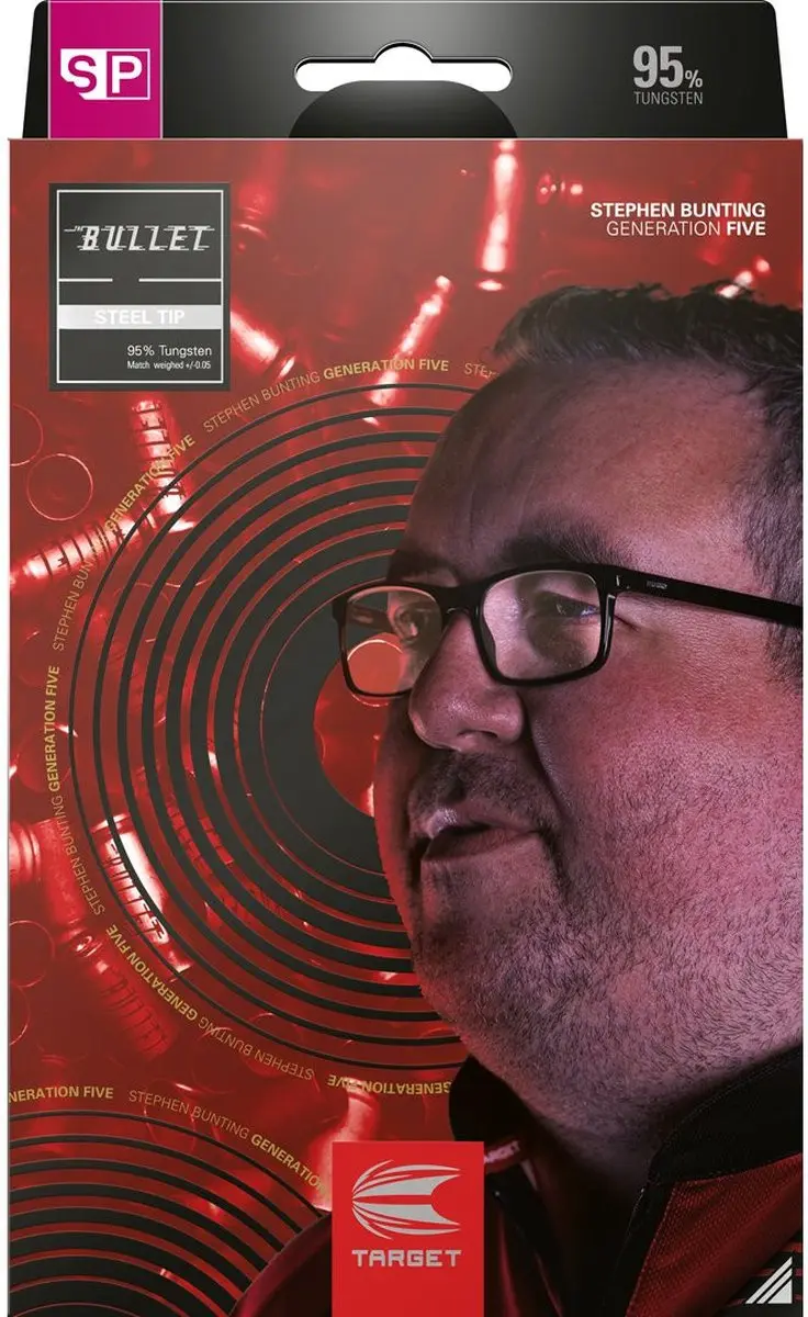Target Stephen Bunting Gen 5 Swiss Point 95% Dartpijlen - 3 Stuks