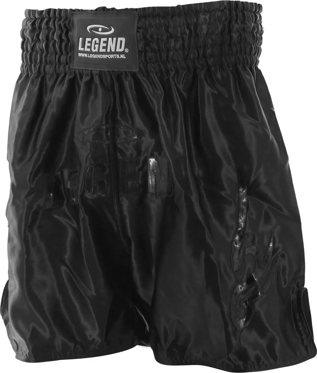 Legend Kickboks Boksbroek Lang - XXL - Zwart