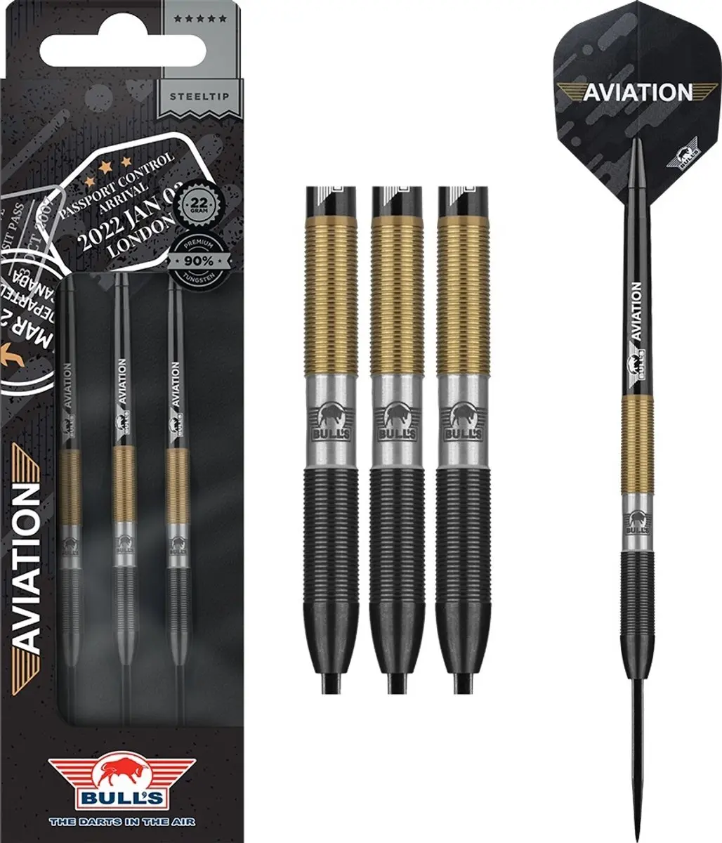 Bull's Aviation 90% Dartpijlen 23g