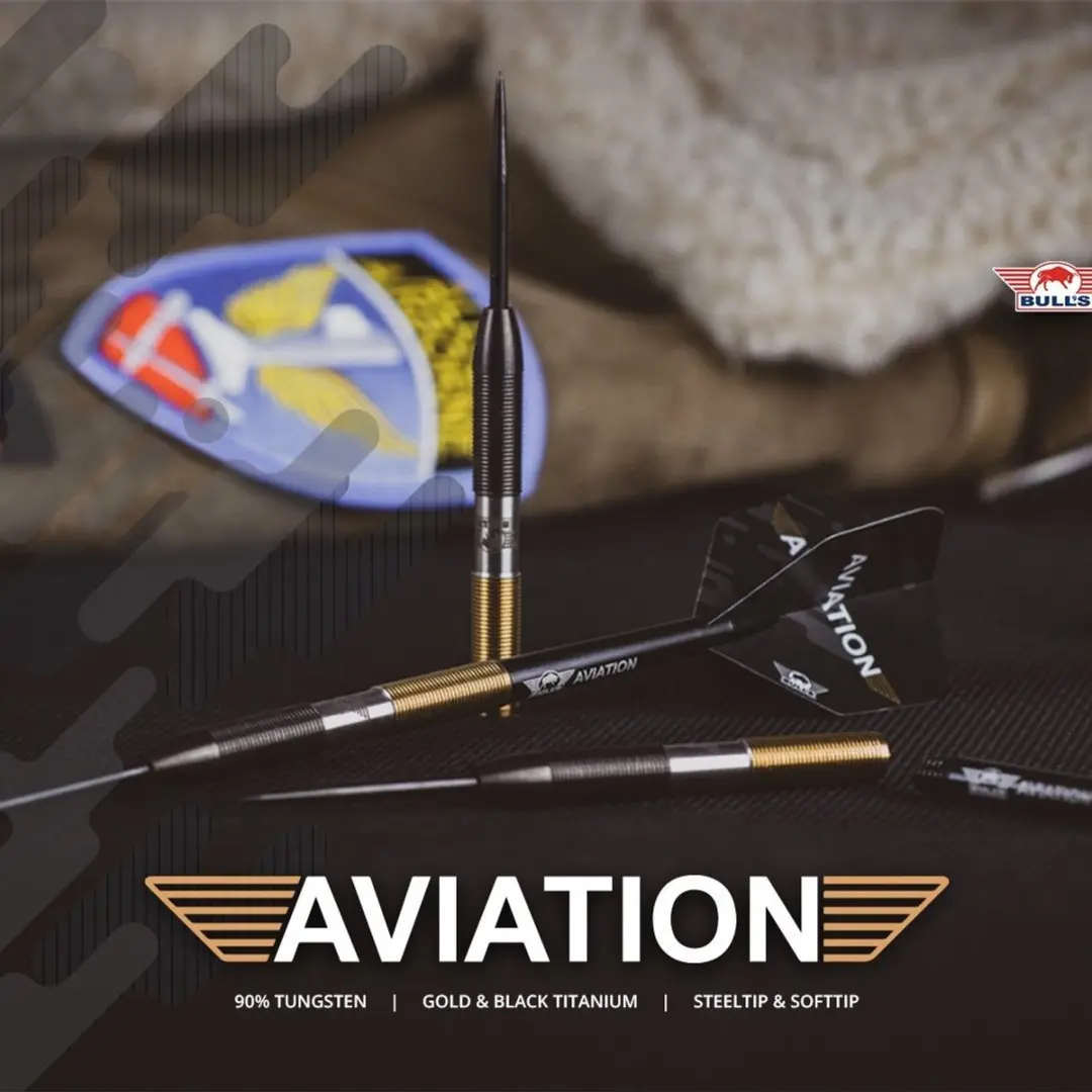 Bull's Aviation 90% Dartpijlen 23g - 3 Stuks - afbeelding 6 van 6