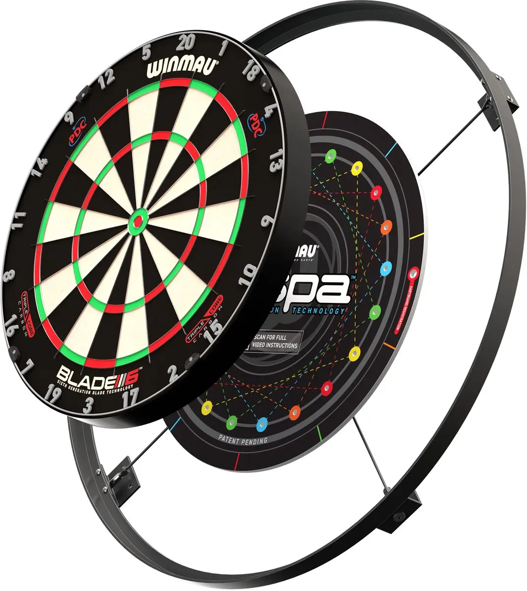 Winmau Wispa Sound Reduction System - Rood