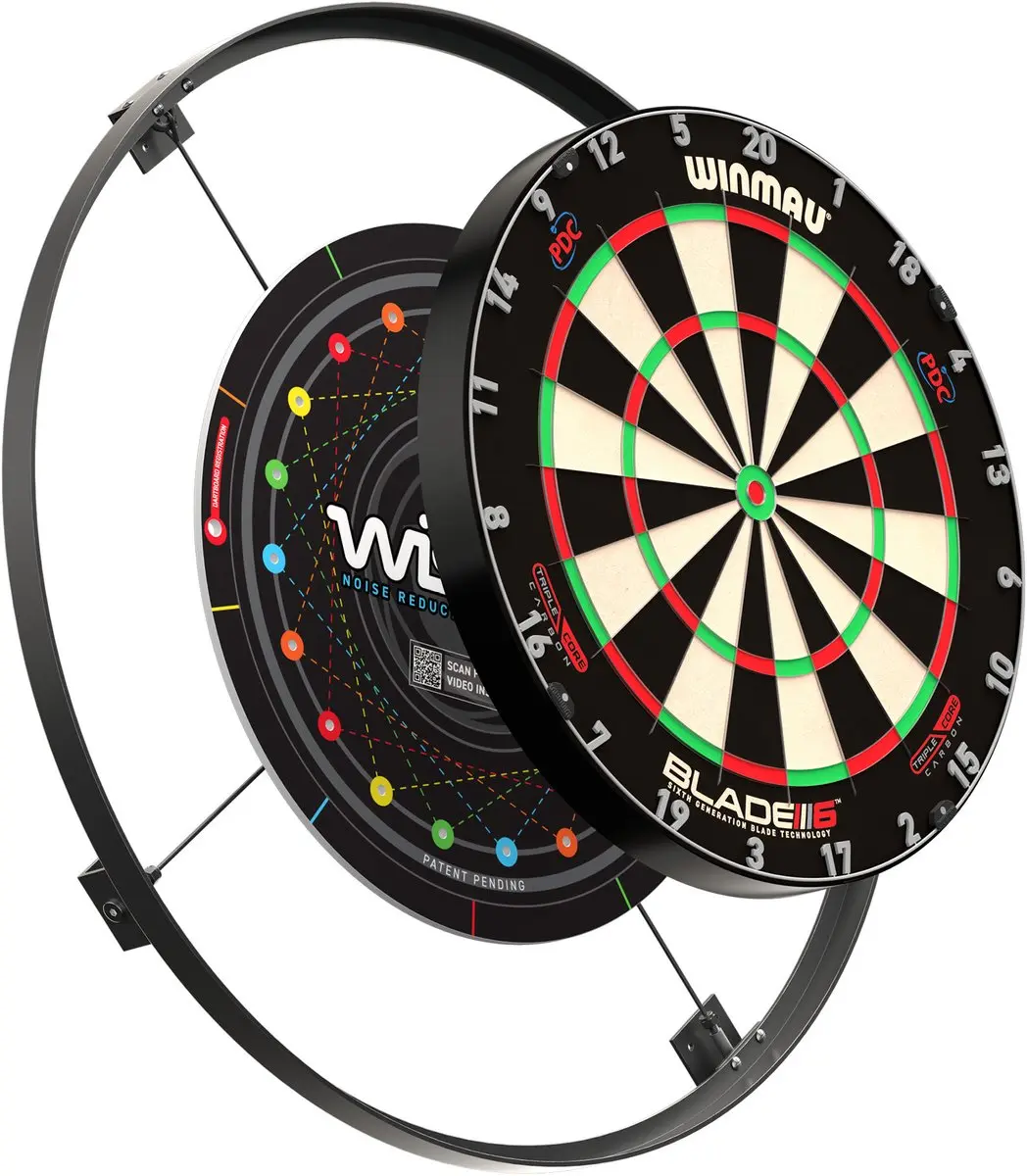 Winmau Wispa Sound Reduction System - Rood - afbeelding 6 van 6