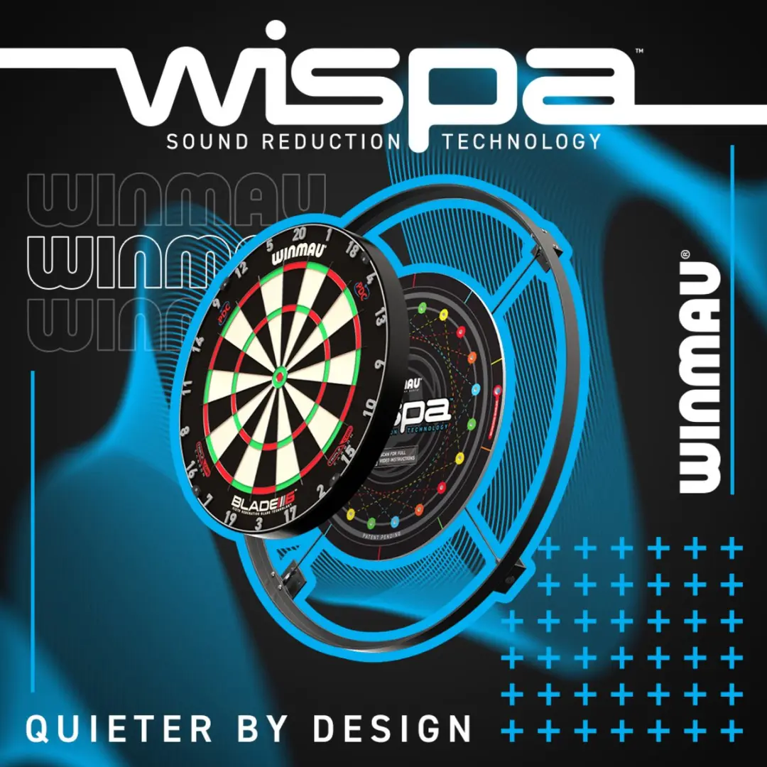 Winmau Wispa Sound Reduction System - Rood