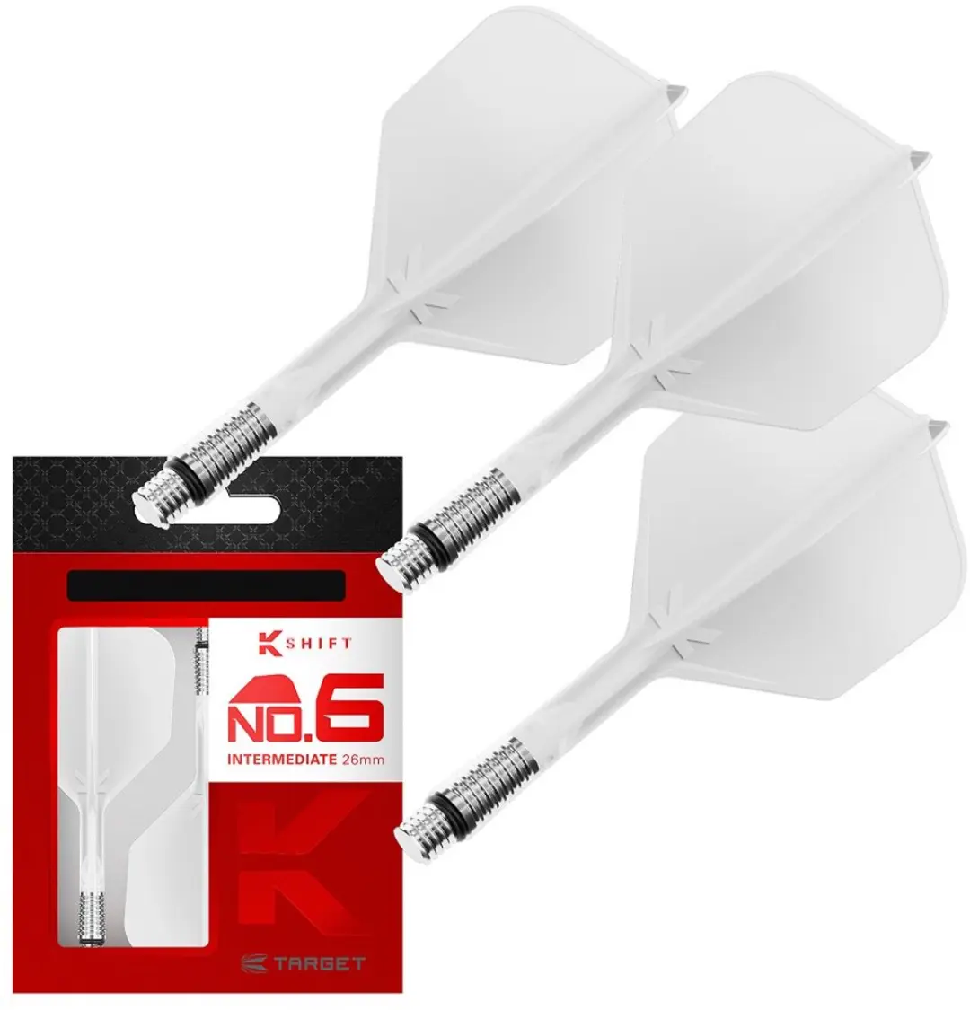 Target K-Shift White NO2 Dart Flights