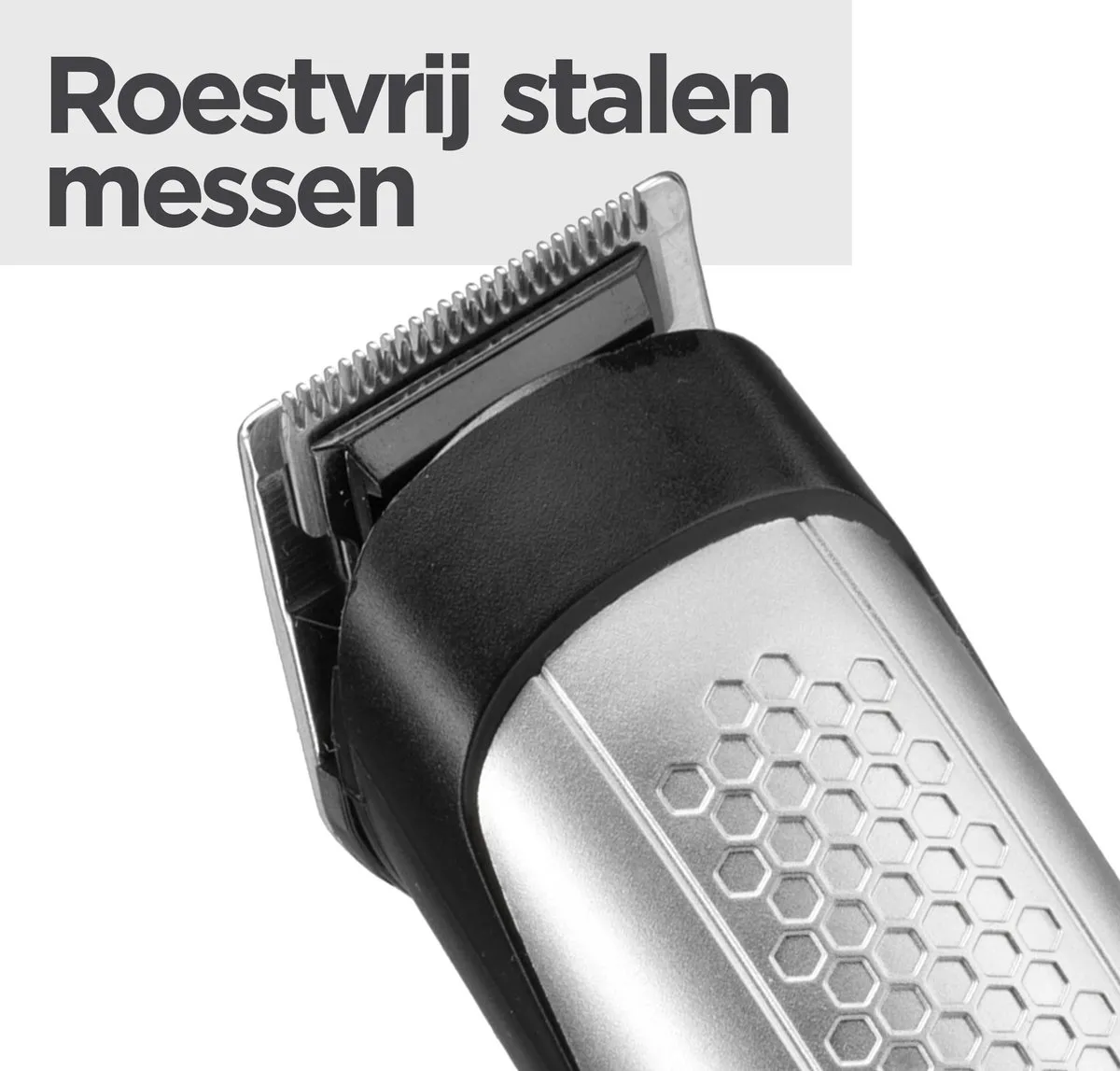 BaByliss Lithium Power T812E Baardtrimmer - 14 standen - Grijs/Zwart
