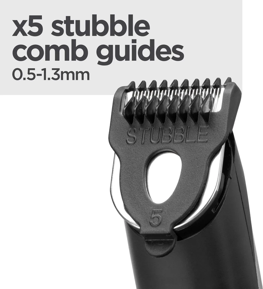BaByliss Lithium Power T812E Baardtrimmer - 14 standen - Grijs/Zwart - afbeelding 6 van 6