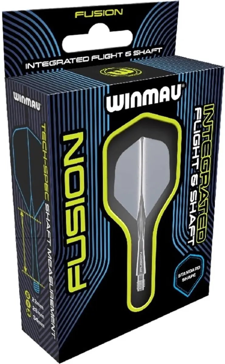 Winmau Fusion Smokey Grey Dart Flights - 3 Stuks