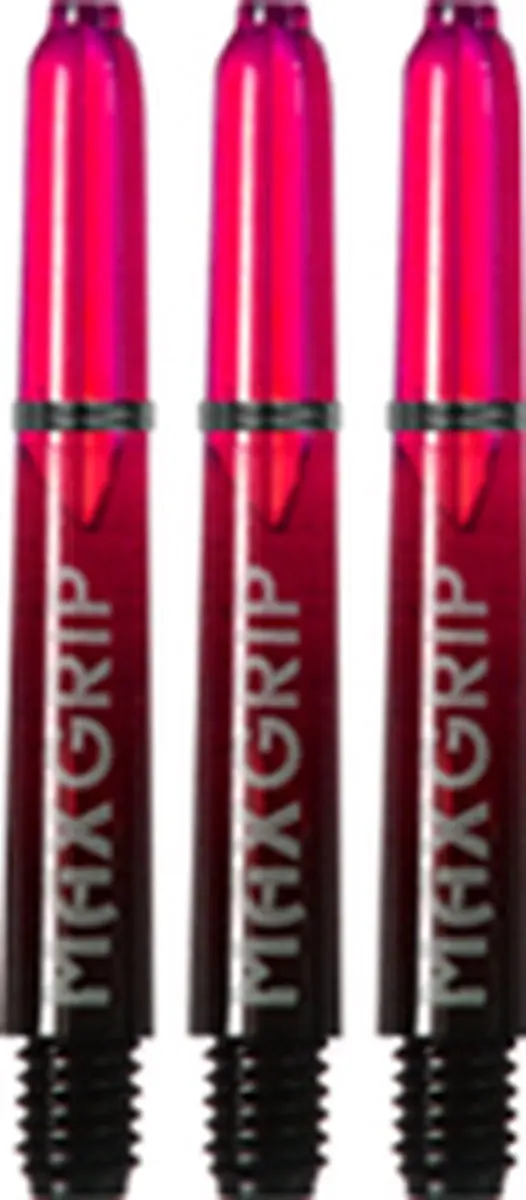 XQMax Maxgrip Dart Shafts QD7005180 - 3 Stuks - Rood